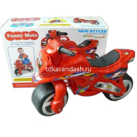Каталка "Мотоцикл" 68,5х48,8х28см, красный, пластик (звук) 1028960/0362 от магазина "Карандаш"