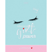 Тетрадь А5 48л клетка "Для девочек" на скобе 3D фольга матовая ламинация 5 дизайнов 068322 от магазина "Карандаш"