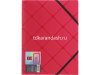 Папка на резинке "Cube" А4 пластик 0,45мм 3 цвета E39621 от магазина "Карандаш"