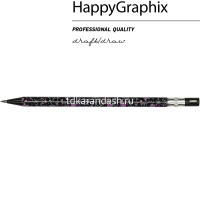 Карандаш цанговый механический "FunGraphix. Черные котята" 2мм с ластиком, точилкой 21-0041/06 от магазина "Карандаш"