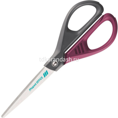 Ножницы 17см "Essentials Green Deco" сталь, ручки пластик, эргономичные, цвет ассорти 468002 от магазина "Карандаш"