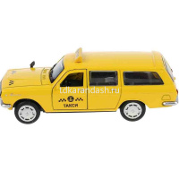 Машина "Такси ГАЗ-2402 Волга" желтая, инерционная, металл 12см (свет, звук, открывающиеся двери) от магазина "Карандаш"