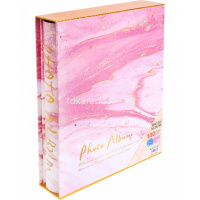 Фотоальбом 200 фото 10*15см "Нежные дюны. Розовые" АФ-8841 от магазина "Карандаш"