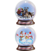 Подвеска с предсказанием "Снежный шар" 100х85мм под скретч слоем, картон НУ-5971 от магазина "Карандаш"