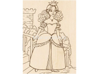 Набор для выжигания 13х18см "Принцессы №1" доски 5шт 180011 от магазина "Карандаш"