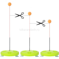 Игра "Отбей мяч" (в комплекте 2 ракетки для настольного тенниса, 3 мяча, основа для игры) Y9772-19 от магазина "Карандаш"