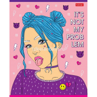 Тетрадь А5 48л линия "Деffчонки" на скобе 5 дизайнов 48Т5В2/071774 от магазина "Карандаш"