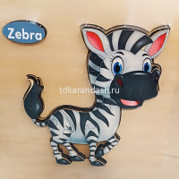 Пазлы "Собери картинку. Животные" 14,5х14,5см дерево, 10 видов 11411-24 от магазина "Карандаш"