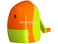 Точилка механическая 1 отв. 112х60х100мм пластик, цвет ассорти E0519 от магазина "Карандаш"