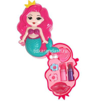 Косметика для девочек "Русалочка" (тени для век, помада, лак, блеск для губ, аппликатор) 10386A-UNI- от магазина "Карандаш"