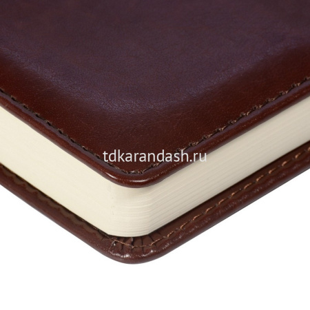 Ежедневник недатированный А5 "Prestige" 320стр., бордовый, искусственная кожа, магнитная застежка от магазина "Карандаш"