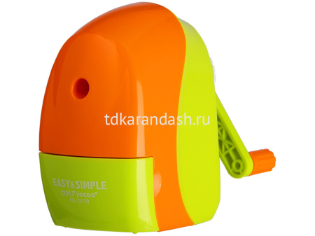 Точилка механическая 1 отв. 112х60х100мм пластик, цвет ассорти E0519 от магазина "Карандаш"