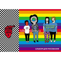 Альбом для рисования А4 30л "Лазер Би" на скобе 5 дизайнов 30А4В/071435 от магазина "Карандаш"