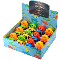 Точилка 1 отв. "Funsharp. Бетономешалка" пластик, 4 вида 35-0030 от магазина "Карандаш"