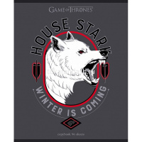 Тетрадь А5 96л клетка "Игра престолов" на скобе 5 дизайнов 96Т5В1/072765 от магазина "Карандаш"