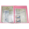 Папка А4 с файлами для ОМС, свидетельств, снилс, розовая 2137.П-121 от магазина "Карандаш"