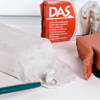 Паста для моделирования 500гр белая, застывает на воздухе DAS 387000 от магазина "Карандаш"