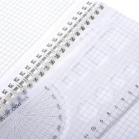 Тетрадь А4 96л клетка "Liine neon. Желтая" на спирали, пластиковая обложка с разделителями 081704 от магазина "Карандаш"