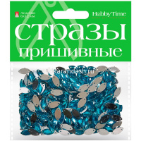 Стразы пришивные "Лодочка" 6х12мм 10цв 2-337/02 от магазина "Карандаш"