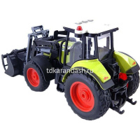 Трактор на батарейках, пластик 24х9х12см (свет, звук) WY901 от магазина "Карандаш"