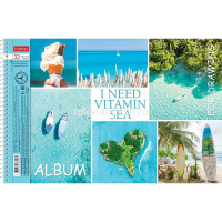 Альбом для рисования А4 32л "Vitaminka" на спирали, перфорация на отрыв, 5 дизайнов 067345 от магазина "Карандаш"
