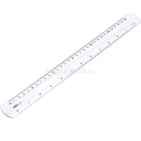 Линейка 30см прозрачная, пластик, градуировка EG00312 от магазина "Карандаш"