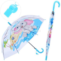 Зонт детский 65см (д.83см) 6 видов, автомат, со свистком 2039-593 от магазина "Карандаш"