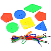 Конструктор блочный "Пуговицы" Y9743-19 от магазина "Карандаш"