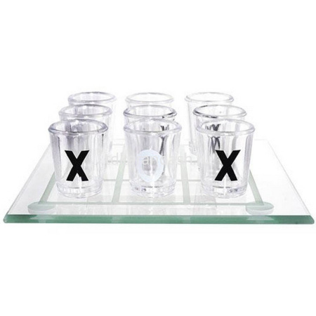 Игра настольная "Крестики-нолики" питейная 15х4х15см 219827 от магазина "Карандаш"