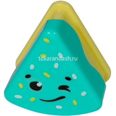 Точилка 1 отв. "FunGraphix. Кексик" 46х47х26мм с контейнером, пластик, 4 цвета 35-0038 от магазина "Карандаш"