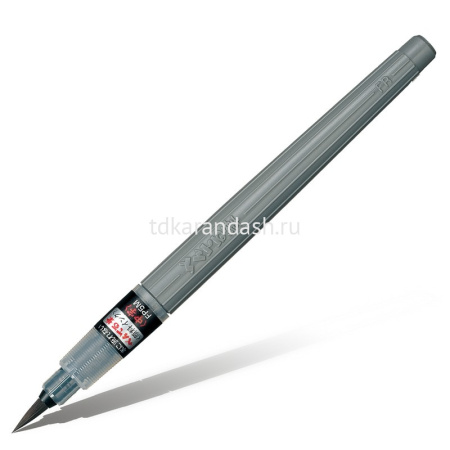 Кисть для калиграфии "Brush Pen" средняя, черные чернила, в блистере XFP5M