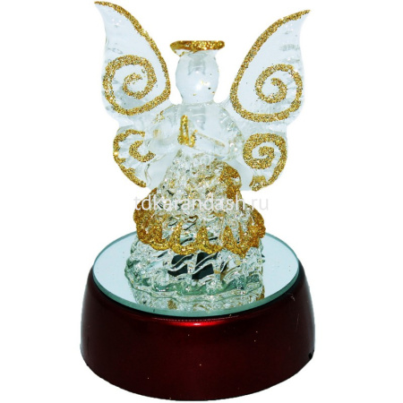 Сувенир настольный Ангел 9,5см, стекло, светящийся Y2721-15