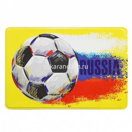 Карман для карт "Футбол" 65х95мм ПВХ