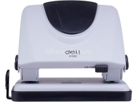 Дырокол "Pro" 20л 2-отв, d-6мм, металл серый/черный E0125 от магазина "Карандаш"