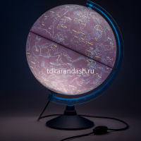 Глобус 320мм Звездного неба с подсветкой Классик Евро Ке013200277 от магазина "Карандаш"