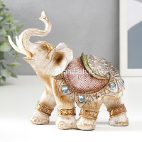 Сувенир "Слон" 13,5х11см со стразами, полистоун Y10363-24 от магазина "Карандаш"
