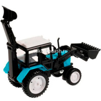 Картинка Трактор "МТ3 Беларус" синяя, инерционный, металл 11см (открывающиеся двери) BELARUS-11-BU от магазина "Карандаш" Трактор "МТ3 Беларус" синяя, инерционный, металл 11см (открывающиеся двери) BELARUS-11-BU от магазина "Карандаш"