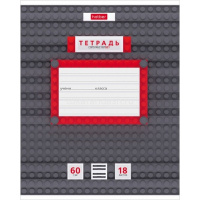 Тетрадь А5 18л линия "Конструктор" на скобе 5 дизайнов 18Т5В2/067617 от магазина "Карандаш"