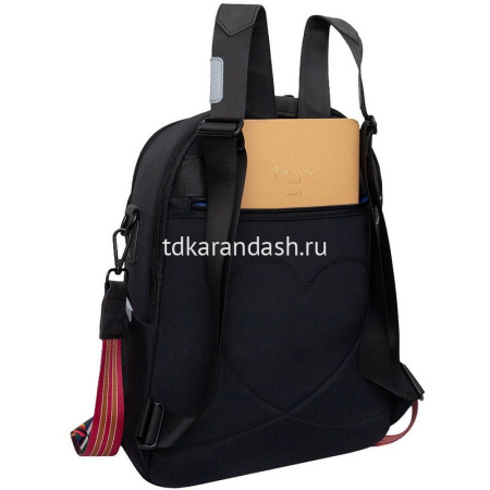 Рюкзак-сумка 37,5х29х15см, 630гр, 3 отделения, 3 кармана, черный RD-546-1/1 от магазина "Карандаш"