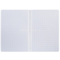 Тетрадь А4 96л клетка "Пределы нормы" на спирали, перфорация на отрыв, матовая ламинация 2 дизайна от магазина "Карандаш"