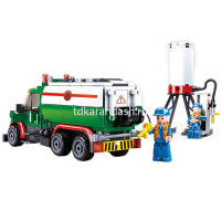 Конструктор "Город.Автозаправочная станция" 267 деталей 38х23,7х6,7см пластик M38-B0878 от магазина "Карандаш"