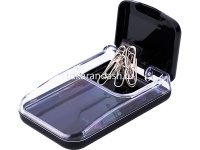 Диспенсер д/скрепок магнитный черный E988 от магазина "Карандаш"