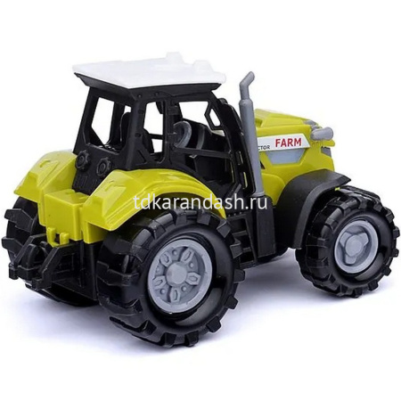 Трактор с прицепом "Фермер №2" на батарейках, пластик 29х8х8см (свет, звук) 550-10P от магазина "Карандаш"