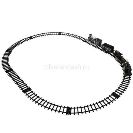 Железная дорога 55х29,5х6,5см длина пути 322см (свет, звук) B1493196-R от магазина "Карандаш"