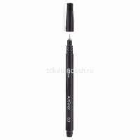 Набор линеров черных 5шт 0,1/0,3/0,5/0,7мм "Terra Colora" + кисть, пвх блистер 070955 от магазина "Карандаш"