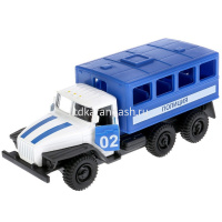 Картинка Машина "Урал. Будка Полиция" инерционная, металл 12см (открывающиеся двери) SB-16-51-A-WB от магазина "Карандаш" Машина "Урал. Будка Полиция" инерционная, металл 12см (открывающиеся двери) SB-16-51-A-WB от магазина "Карандаш"