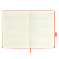 Ежедневник недатированный А6+ "Escalada" 240стр., коралловый, искусств.кожа "Виннер" магн. застежка от магазина "Карандаш"