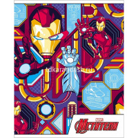 Тетрадь А5 48л клетка "Мстители Marvel" на скобе 5 дизайнов 48Т5В1/056981 от магазина "Карандаш"