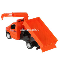 Газель "Аварийная служба" оранжевая, инерционная, металл 13см (открывающиеся двери) NEXTBOARD-15EM-Y от магазина "Карандаш"