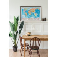 Карта мира Политическая 1:32м 101х70см с ламинацией КН040/БП000000335 от магазина "Карандаш"